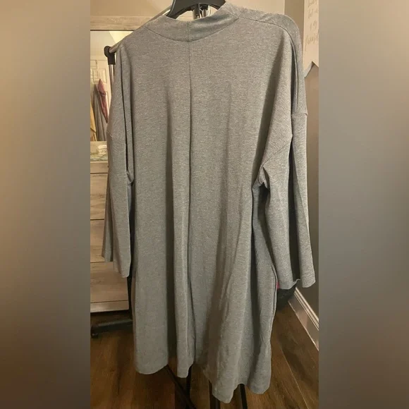 J Jill Grey Open Cardigan - EUC - Picture 2 of 4